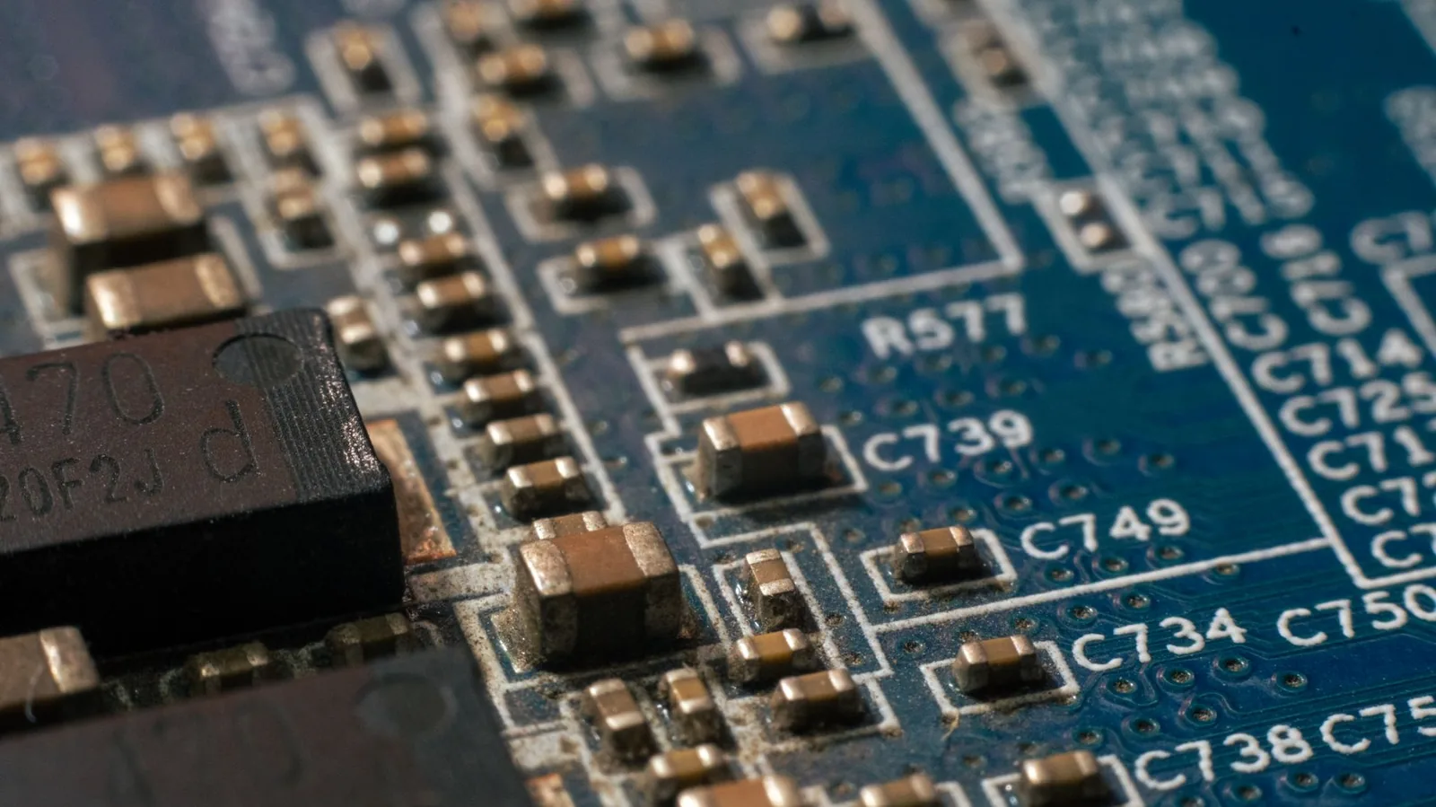 Close-up of circuit board representing the blueprint for building AI agents from scratch