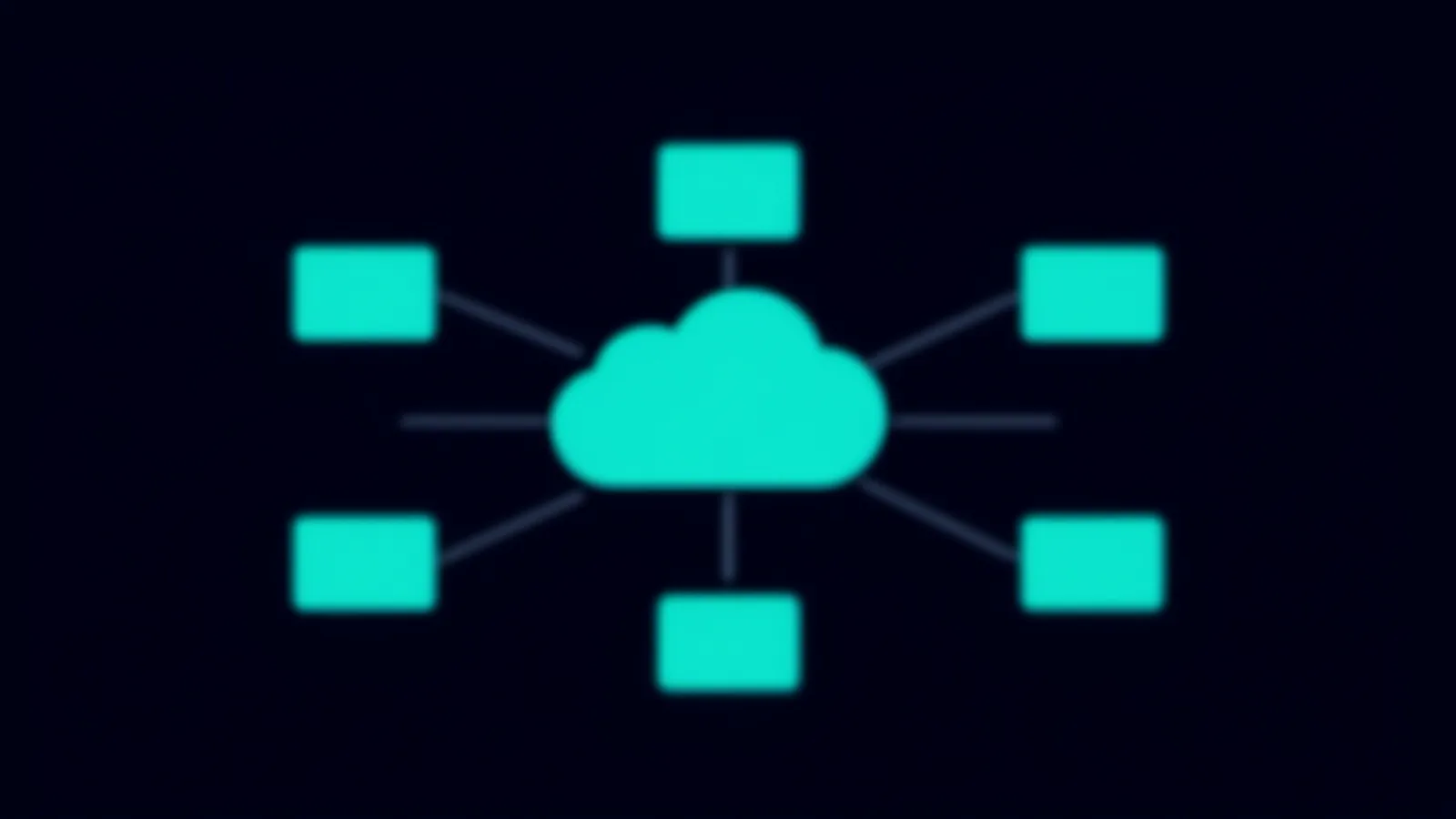 Dark server room with illuminated racks representing serverless AWS architecture that scales to zero