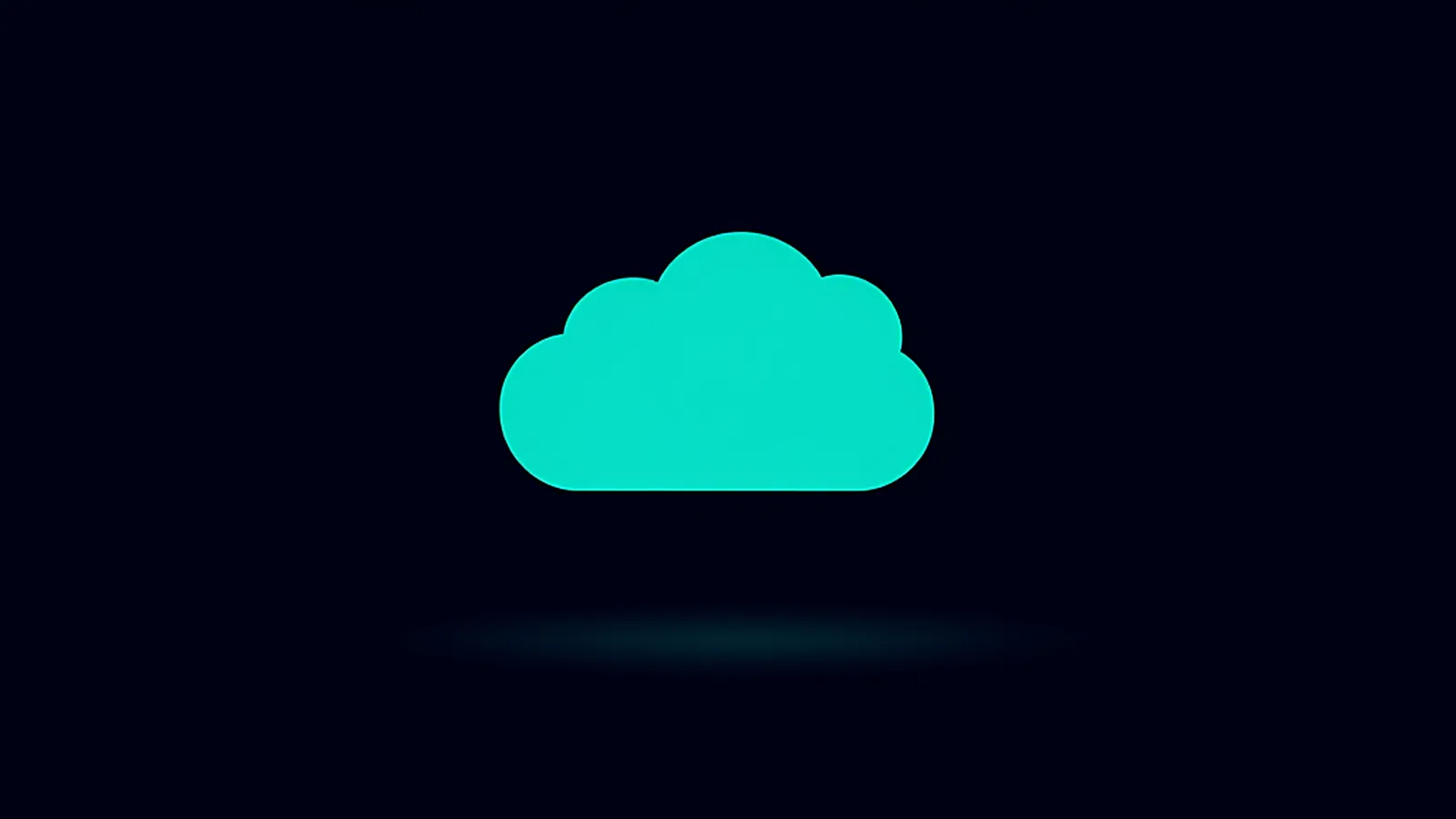 Rows of glowing servers in a data center, representing serverless cloud infrastructure on AWS for small teams